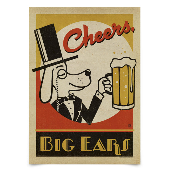 Maturi Cheers Big Ears By Anderson Design Group Poster Art Print
